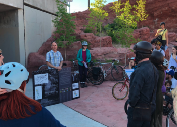 Bike the Spike lets city bicyclists celebrate the sesquicentennial