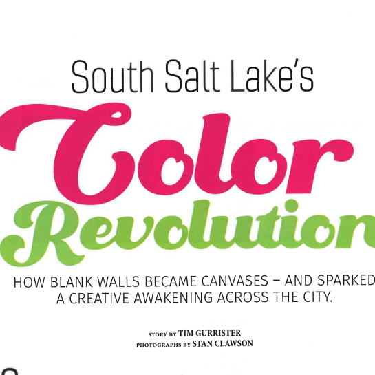 South Salt Lake Arts Council - South Salt Lake's Color Revolution