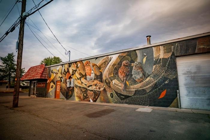 Mural by Curtis Hylton at Suspension Syndicate