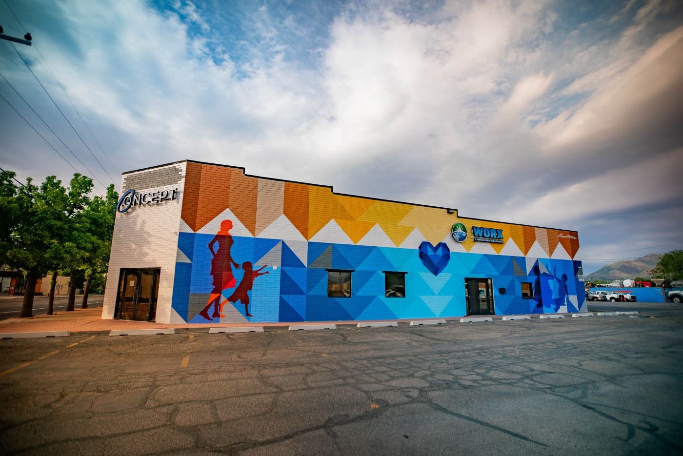 Mural by Mauricio Ramirez at Concept Property Management