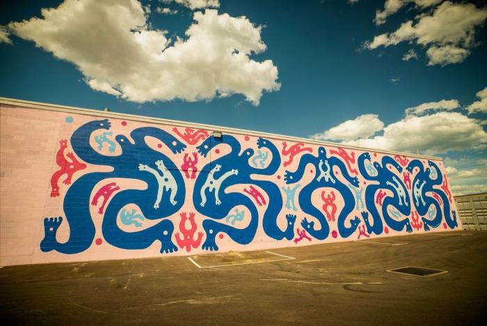 Mural by Sophie Nebeker at Go Pave Utah