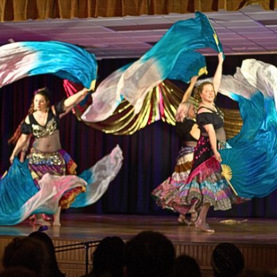 Tarab Dance Academy - Dancers with colorful streamers performing