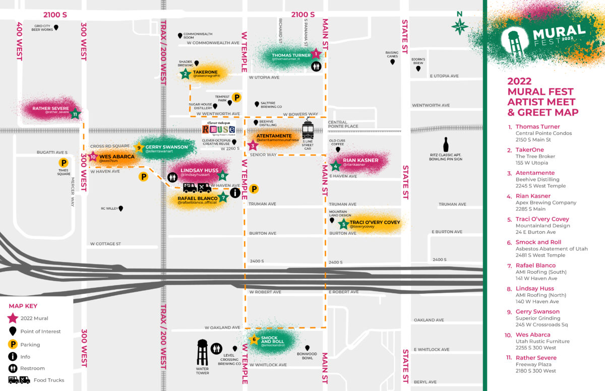 2022_SLC_Muralfest_map_final | Mural Fest